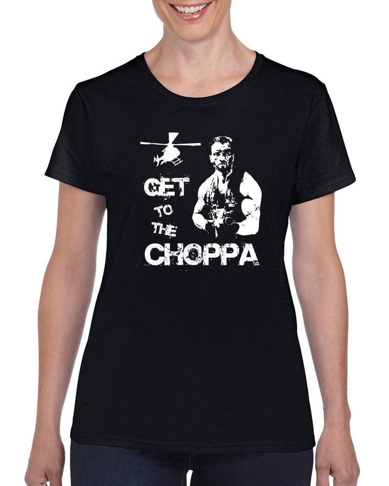 Women's Short Sleeve T-Shirt - Get to the Choppa