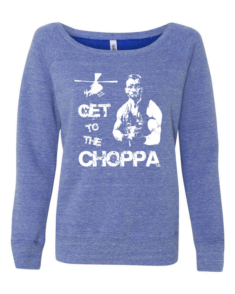 Hot Press Apparel Get to the Choppa predator 80s movie arnold schwarzenegger action adventure alien da choppa chopper helicopter military