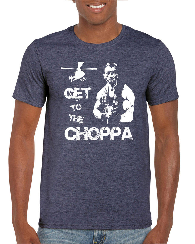 Men's Short Sleeve T-Shirt - Get To The Choppa