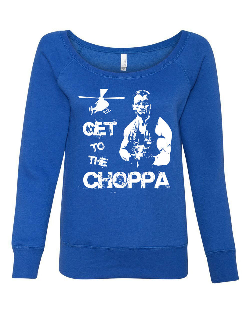 Hot Press Apparel Get to the Choppa predator 80s movie arnold schwarzenegger action adventure alien da choppa chopper helicopter military