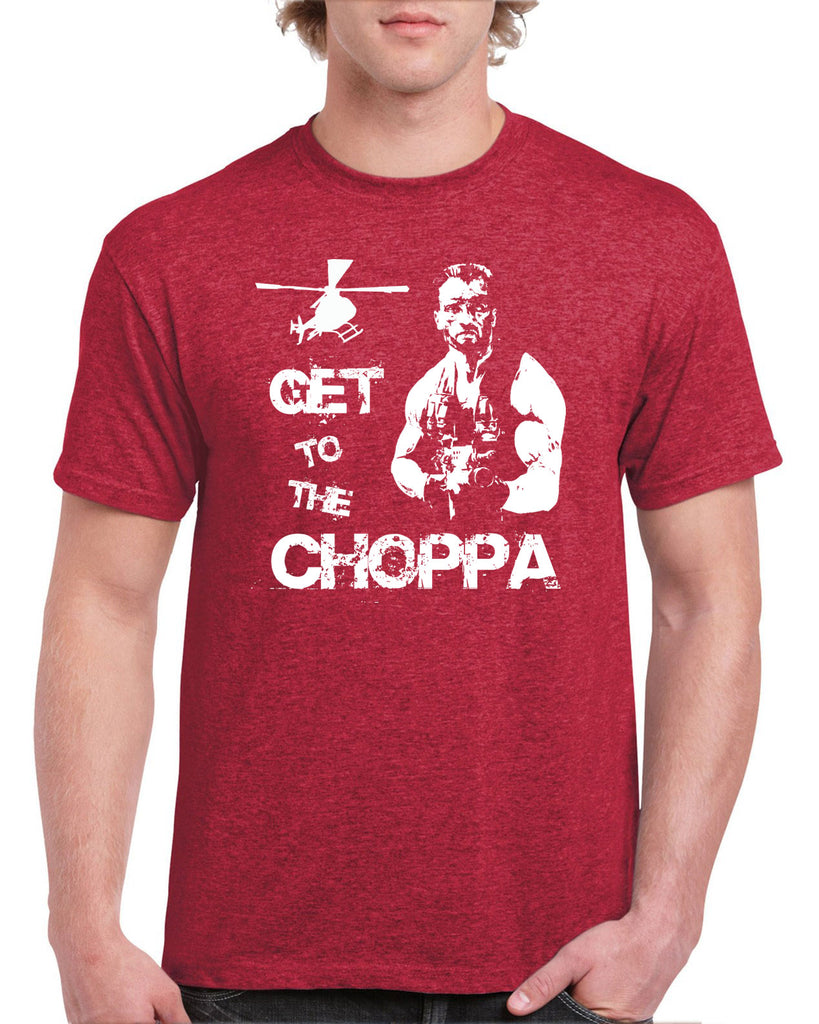 Men's Short Sleeve T-Shirt - Get To The Choppa