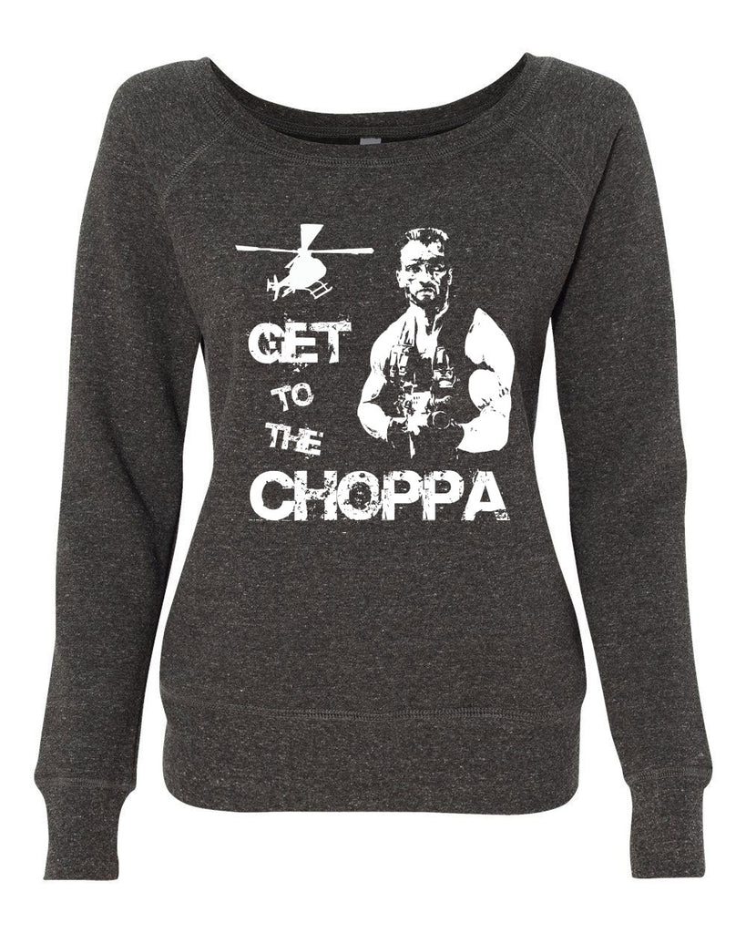 Hot Press Apparel Get to the Choppa predator 80s movie arnold schwarzenegger action adventure alien da choppa chopper helicopter military