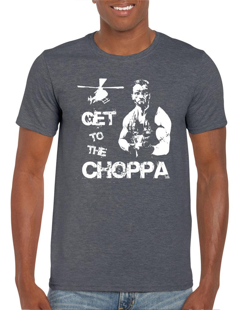 Men's Short Sleeve T-Shirt - Get To The Choppa