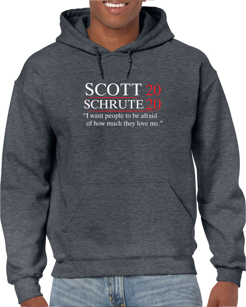 Scott Schrute 2020 Hoodie Hooded Sweatshirt funny the office michael dwight campaign election president tv show
