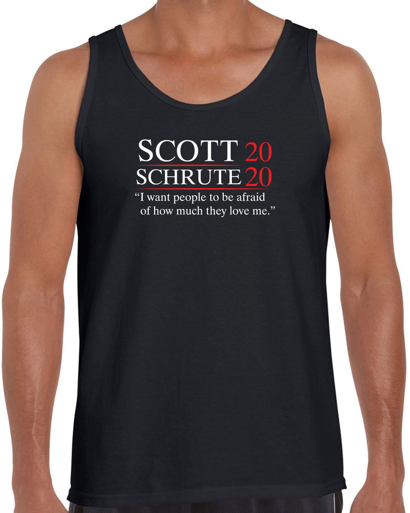 Scott Schrute 2020 Tank Top funny the office michael dwight campaign election president tv show