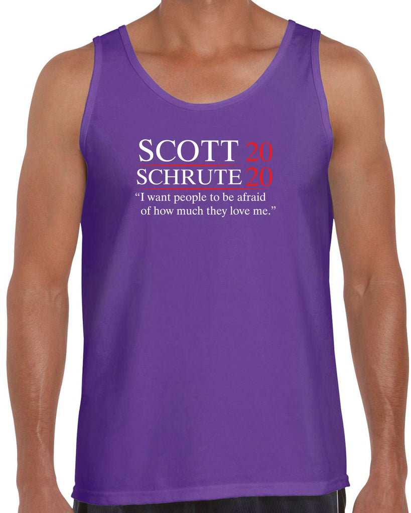 Scott Schrute 2020 Tank Top funny the office michael dwight campaign election president tv show