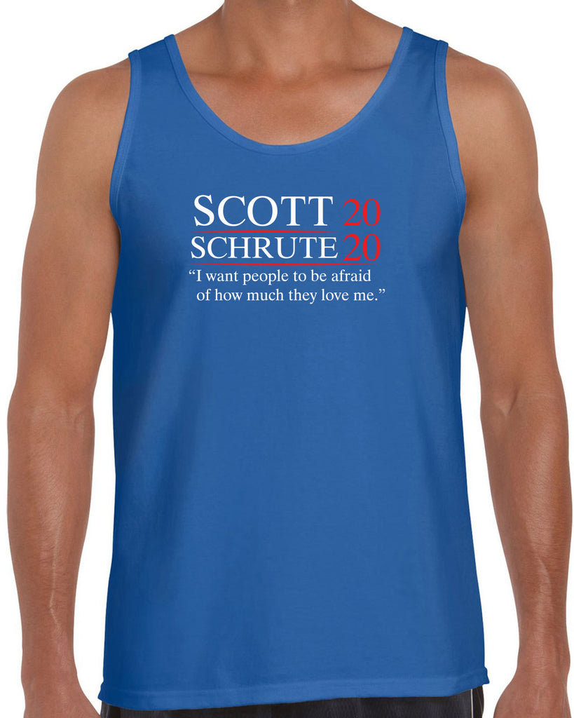 Scott Schrute 2020 Tank Top funny the office michael dwight campaign election president tv show