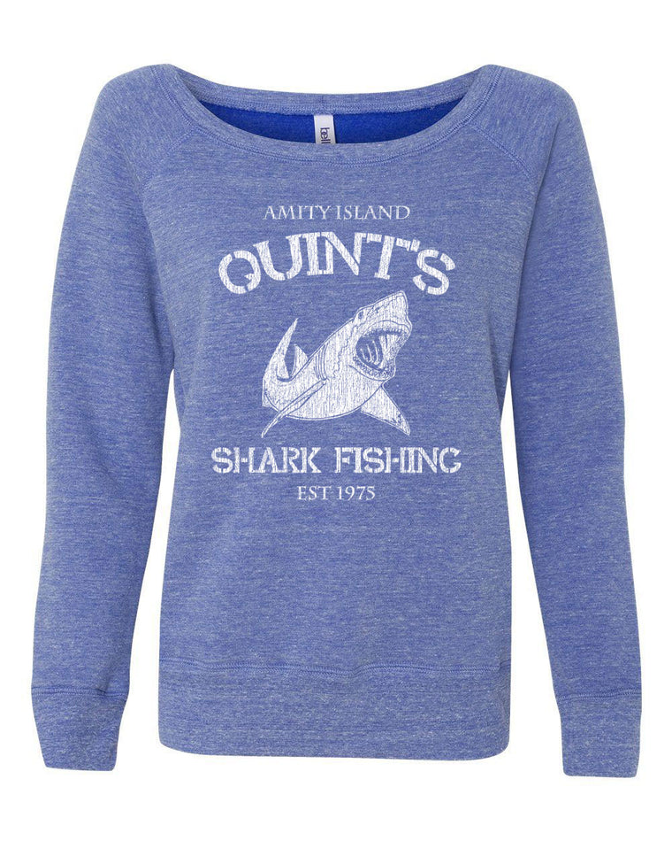 Women's Off the Shoulder - Quint's Shark Fishing
