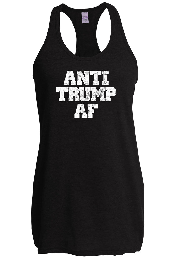 Women's Racer Back Tank Top - Anti Trump AF