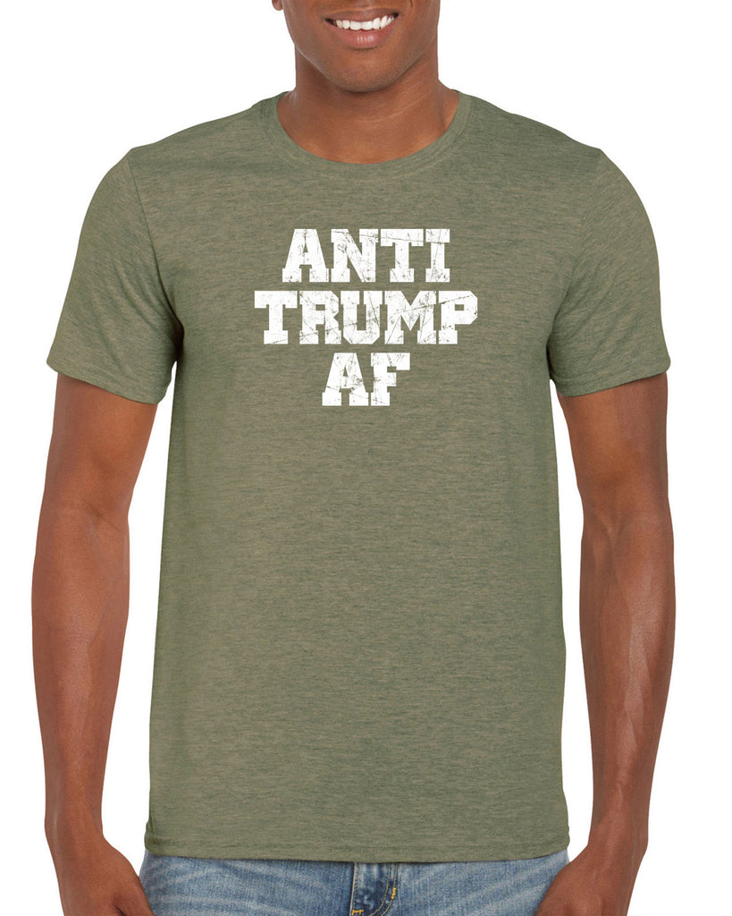 Anti Trump AF Mens T-Shirt democrat liberal progressive not my president campaign election politics Edit alt text