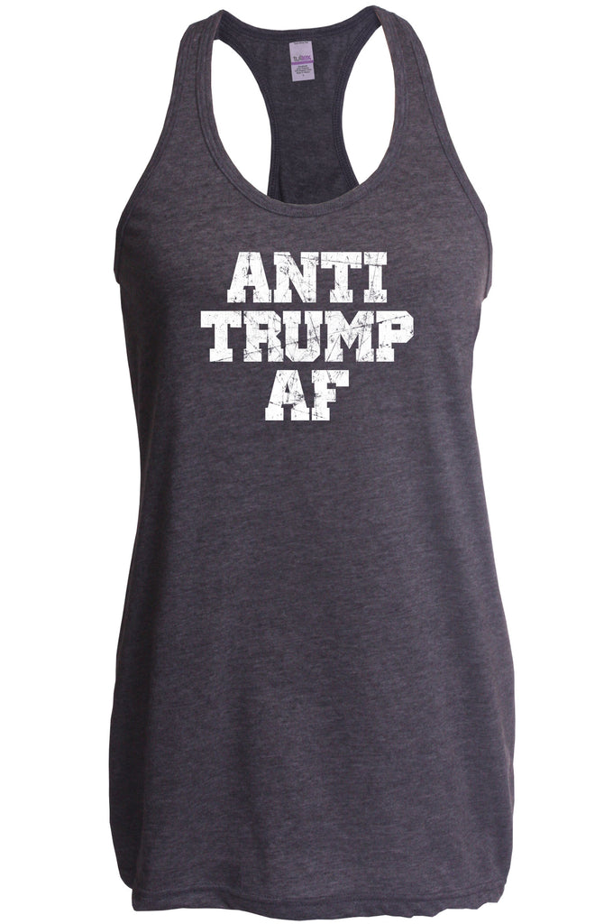 Women's Racer Back Tank Top - Anti Trump AF