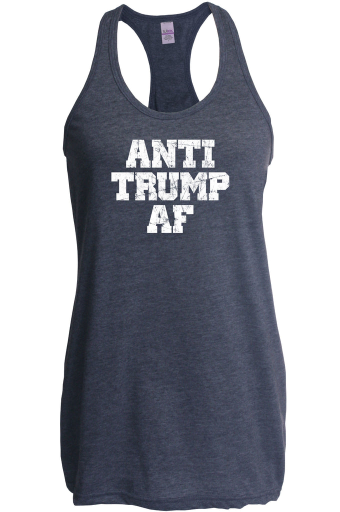 Women's Racer Back Tank Top - Anti Trump AF