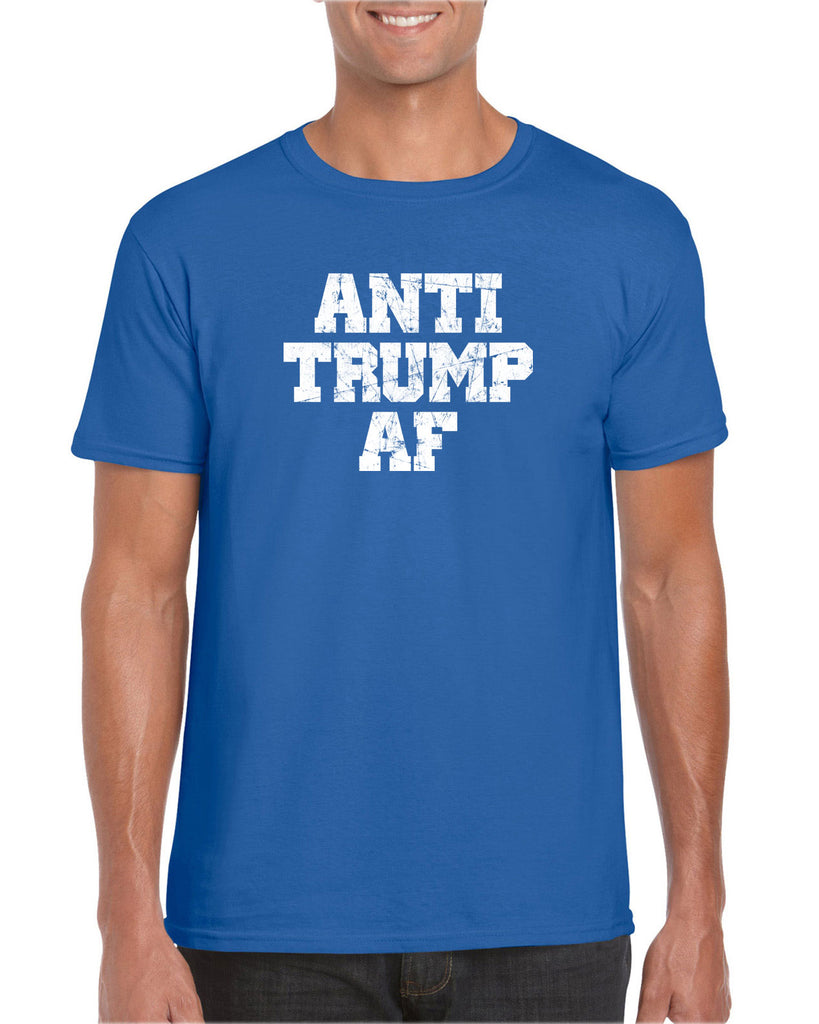Anti Trump AF Mens T-Shirt democrat liberal progressive not my president campaign election politics Edit alt text