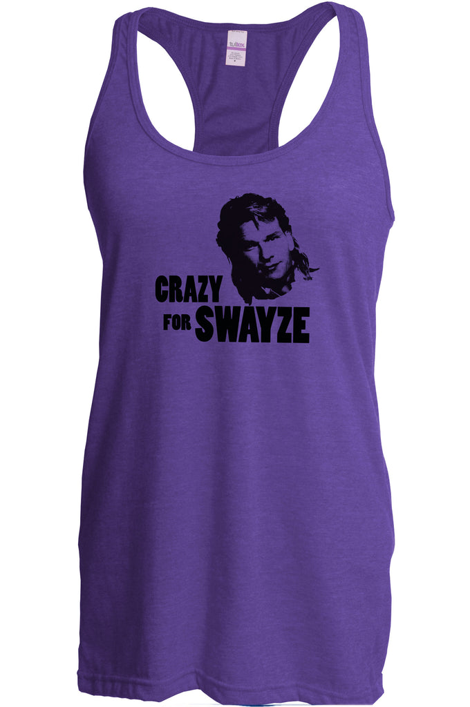 Women's Racer Back Tank Top - Crazy For Swayze