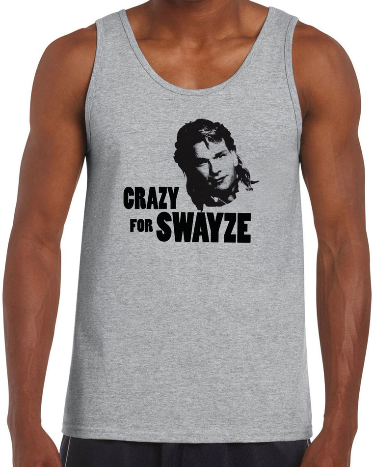 Men's Sleeveless Tank Top - Crazy For Swayze