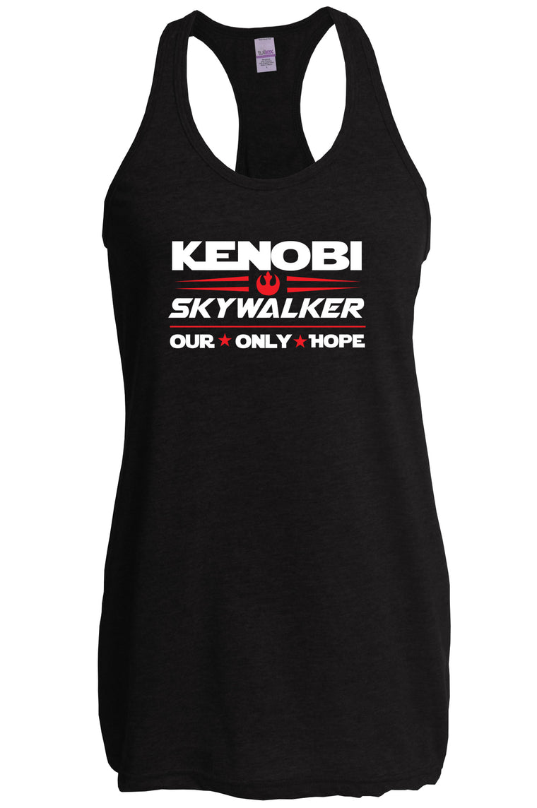 Women's Racer Back Tank Top - Kenobi Skywalker 2020