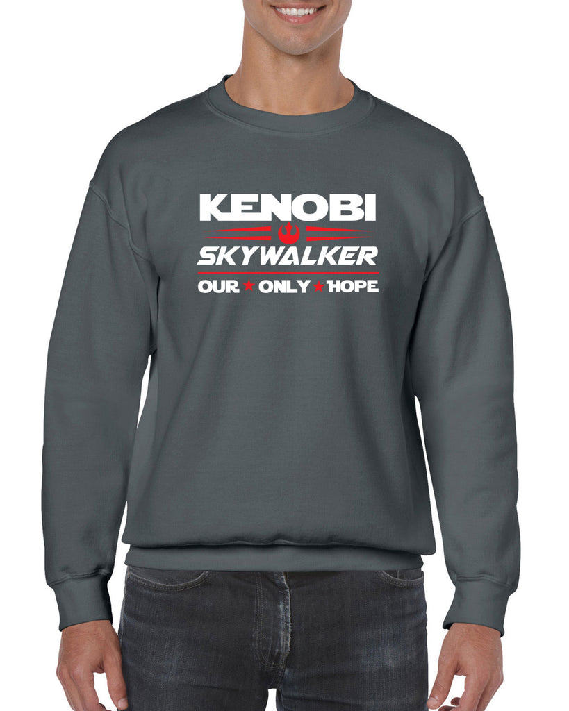 Kenobi Skywalker 2020 Crew Sweatshirt luke obi wan star wars president campaign election only hope jedi 80s movie