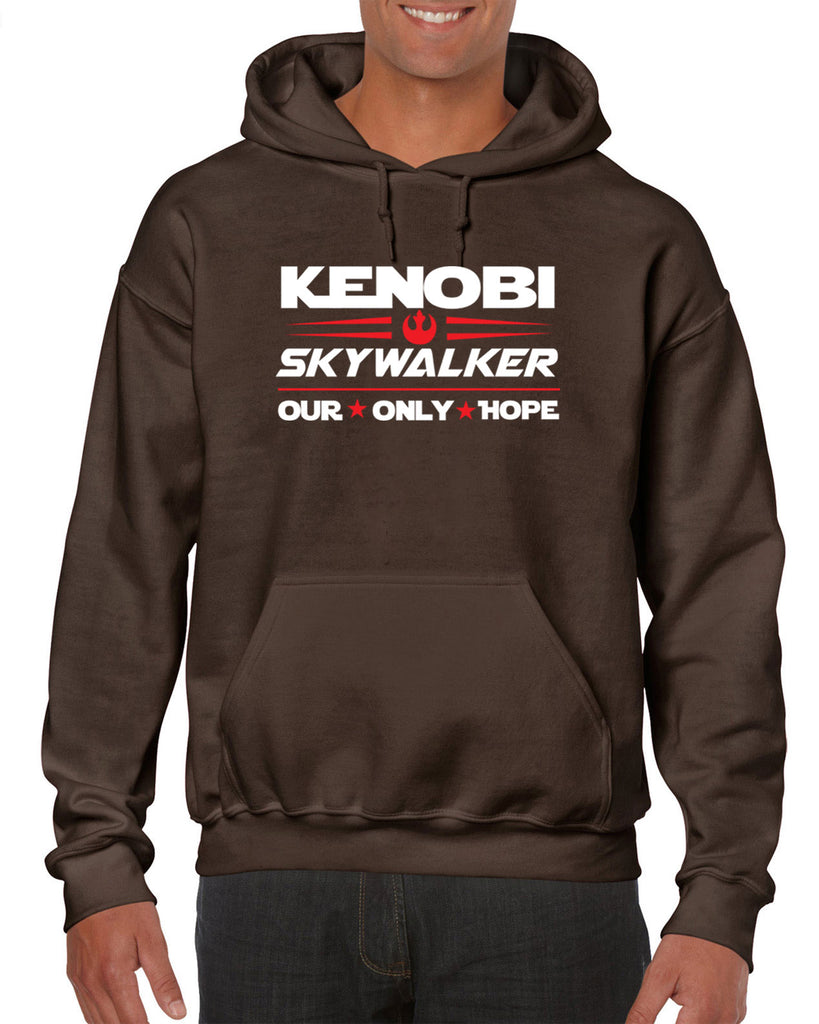 Kenobi Skywalker 2020 Hoodie Hooded Sweatshirt luke obi wan star wars president campaign election only hope jedi 80s movie