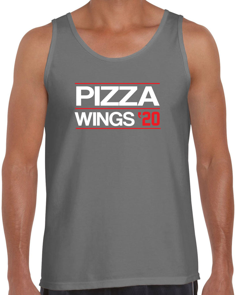Pizza Wings 2020 Tank Top food snacks sports party election campaign president