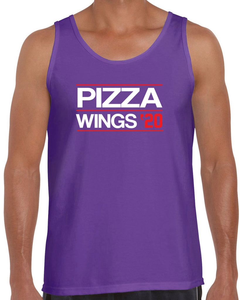 Pizza Wings 2020 Tank Top food snacks sports party election campaign president