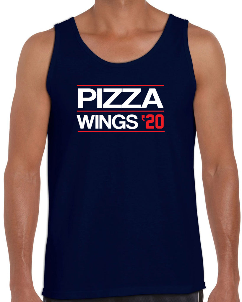 Pizza Wings 2020 Tank Top food snacks sports party election campaign president