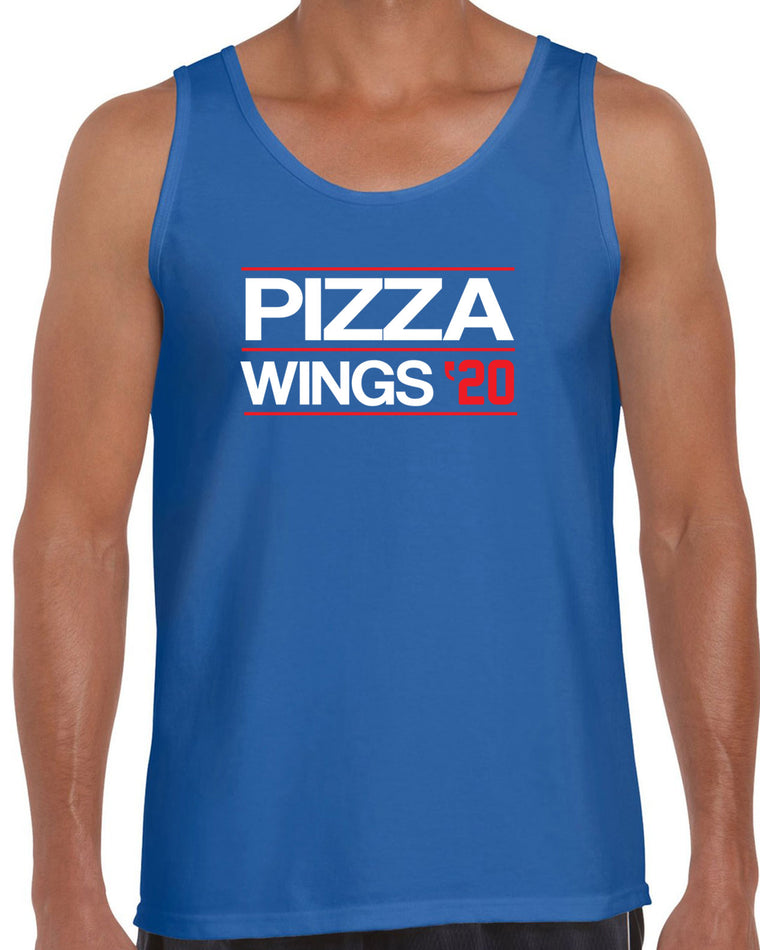 Men's Sleeveless Tank Top - Pizza Wings 2020