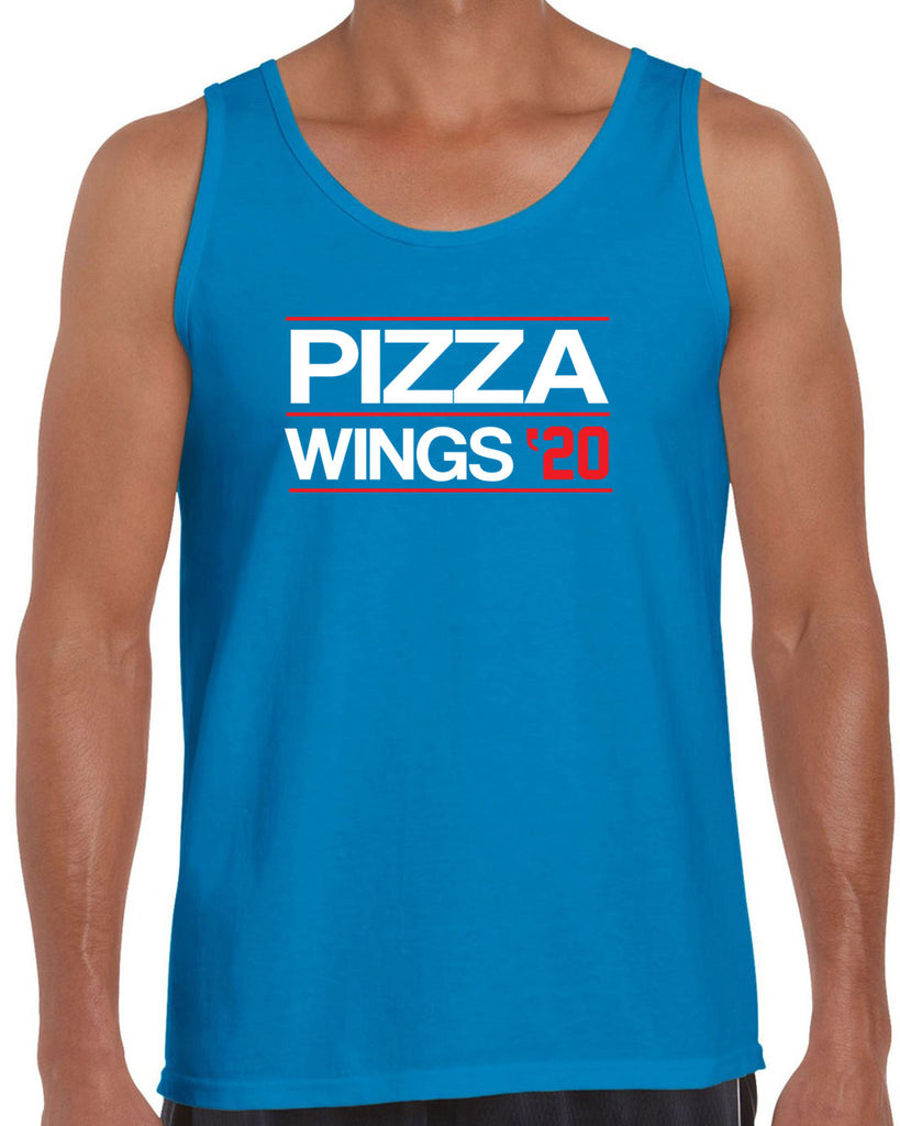 Pizza Wings 2020 Tank Top food snacks sports party election campaign president