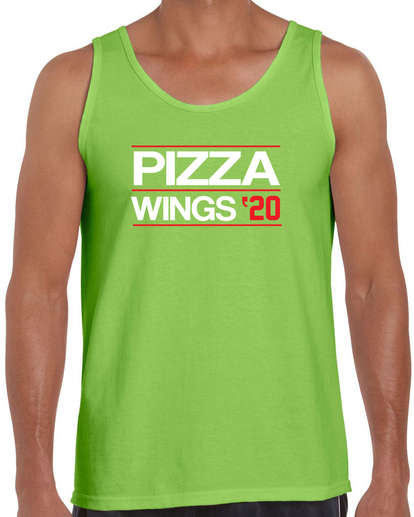 Pizza Wings 2020 Tank Top food snacks sports party election campaign president