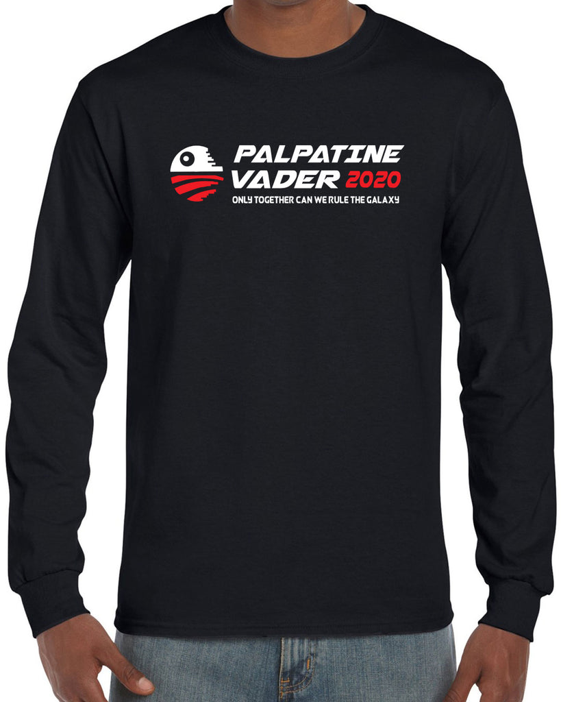 Palpatine Vader 2020 Mens Long Sleeve Shirt star wars empire dark side campaign election president darth vader