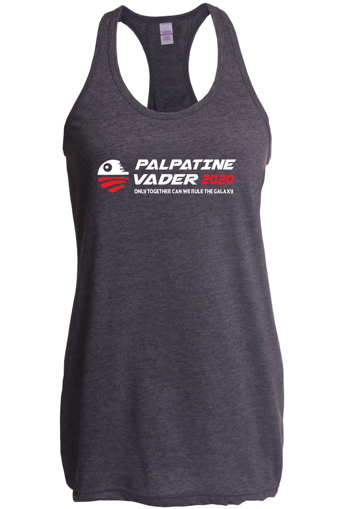 Palpatine Vader 2020 Racer Back racerback Tank Top star wars empire dark side campaign election president darth vader