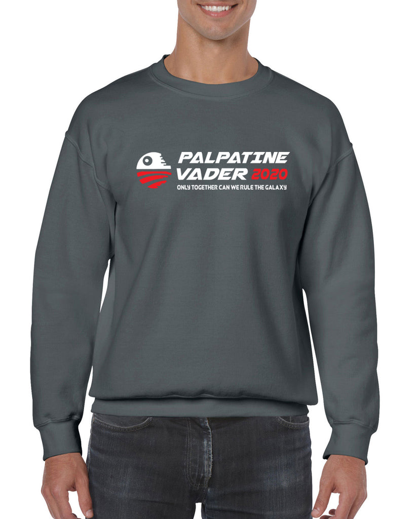 Palpatine Vader 2020 Crew Sweatshirt star wars empire dark side campaign election president darth vader