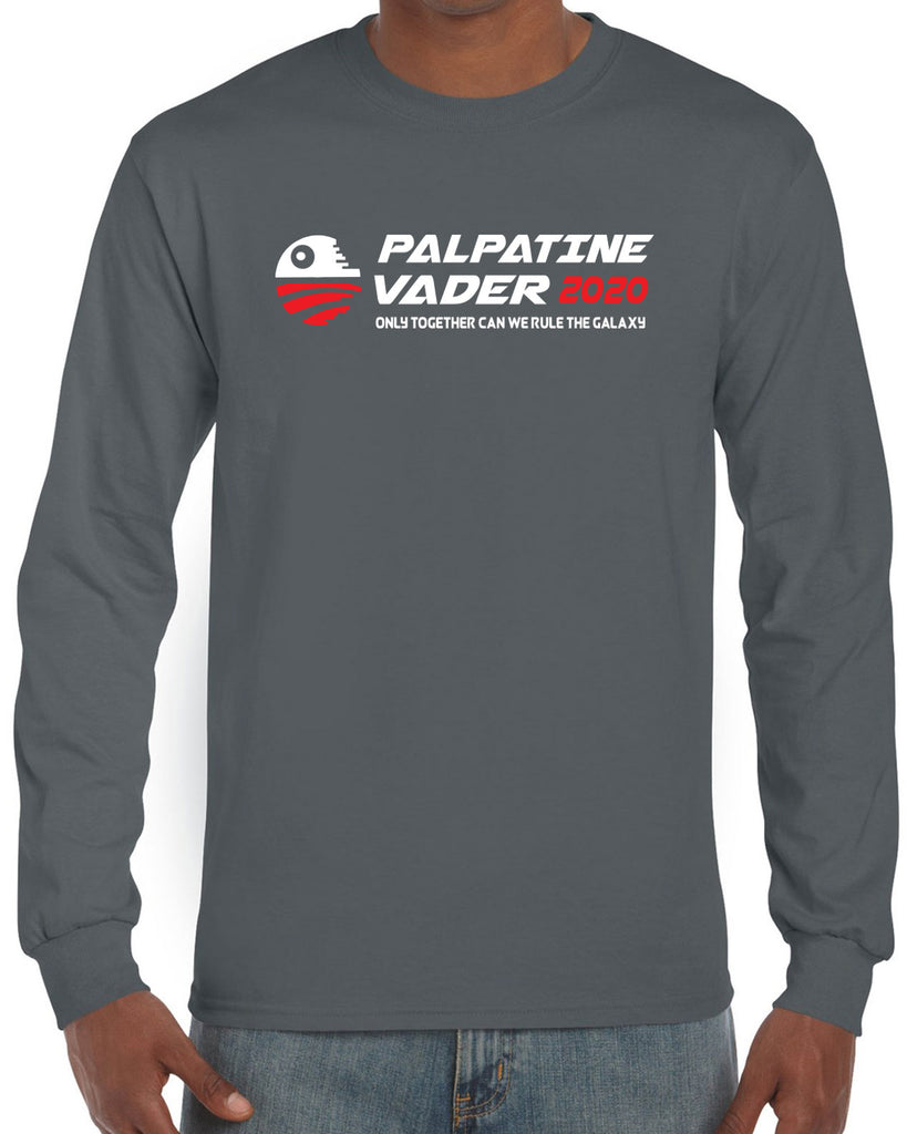 Palpatine Vader 2020 Mens Long Sleeve Shirt star wars empire dark side campaign election president darth vader