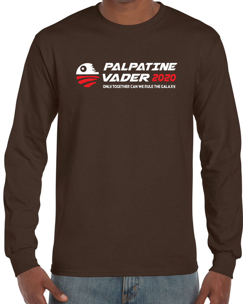 Palpatine Vader 2020 Mens Long Sleeve Shirt star wars empire dark side campaign election president darth vader