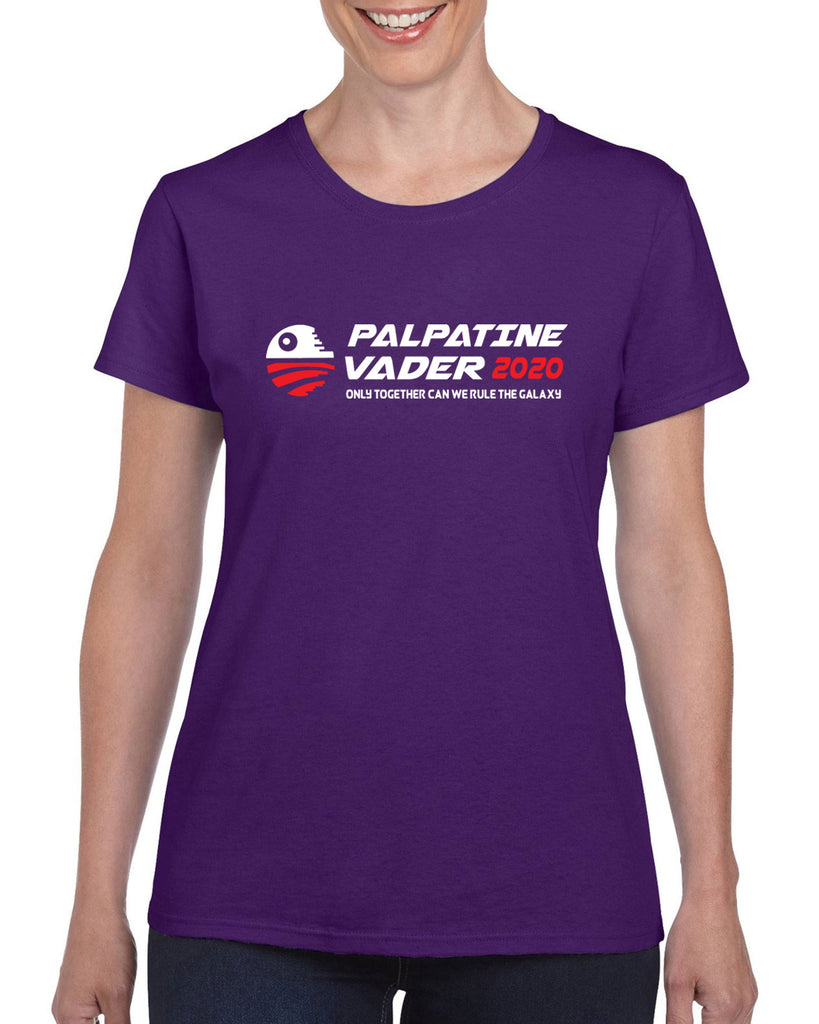 Palpatine Vader 2020 Womens T-shirt star wars empire dark side campaign election president darth vader