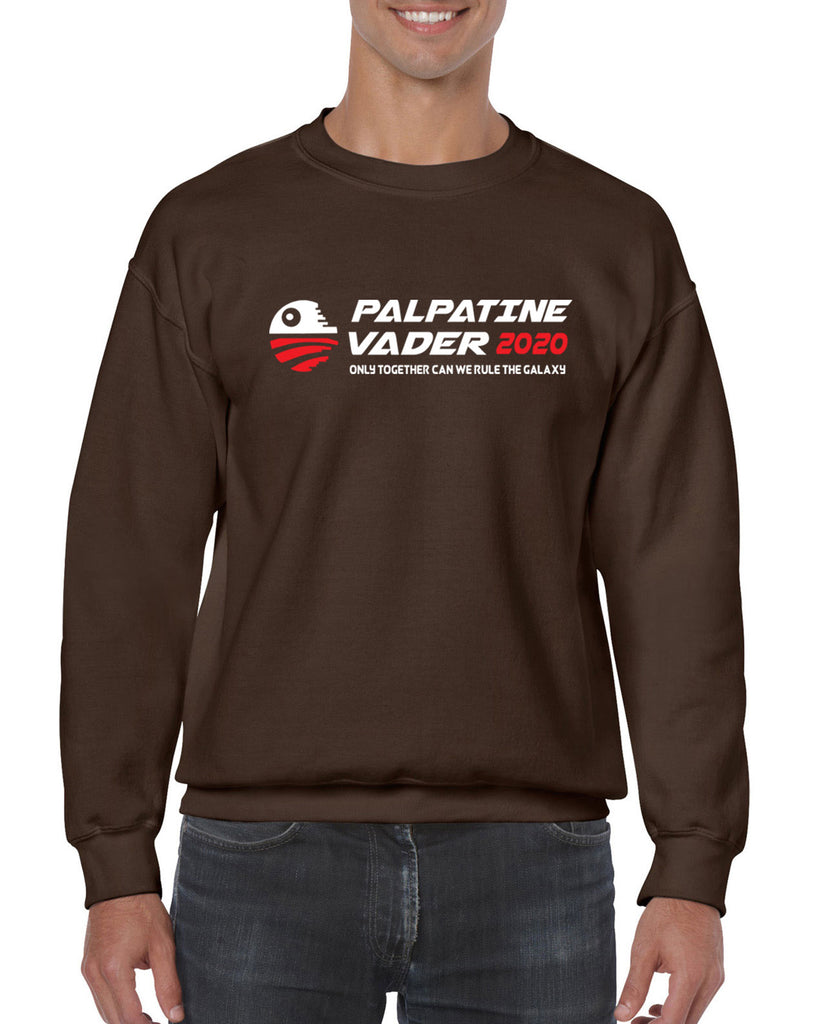 Palpatine Vader 2020 Crew Sweatshirt star wars empire dark side campaign election president darth vader
