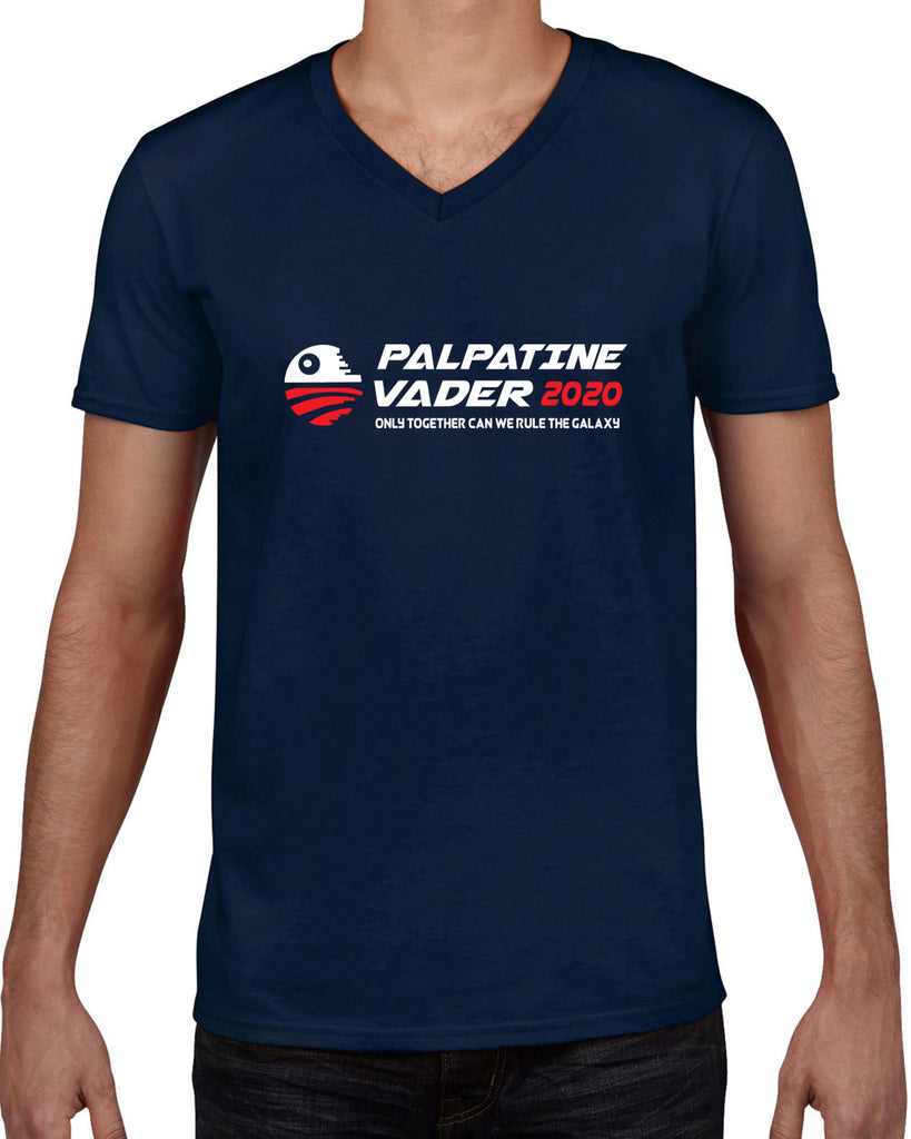 Palpatine Vader 2020 Mens V-neck Shirt star wars empire dark side campaign election president darth vader