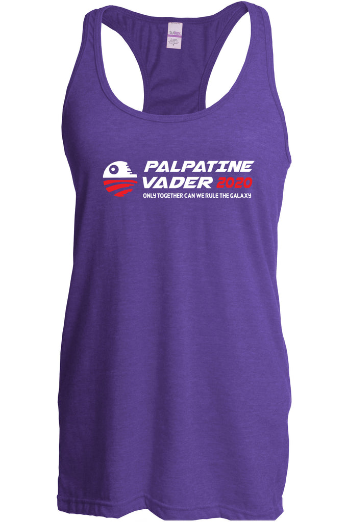 Palpatine Vader 2020 Racer Back racerback Tank Top star wars empire dark side campaign election president darth vader