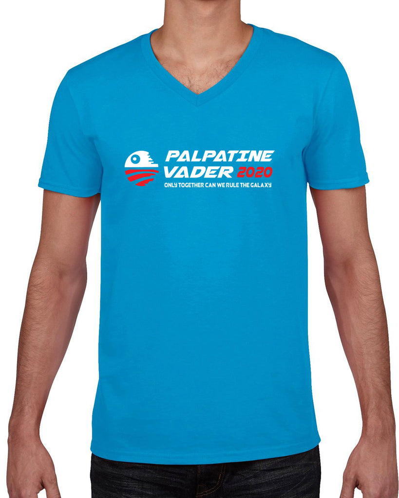 Palpatine Vader 2020 Mens V-neck Shirt star wars empire dark side campaign election president darth vader