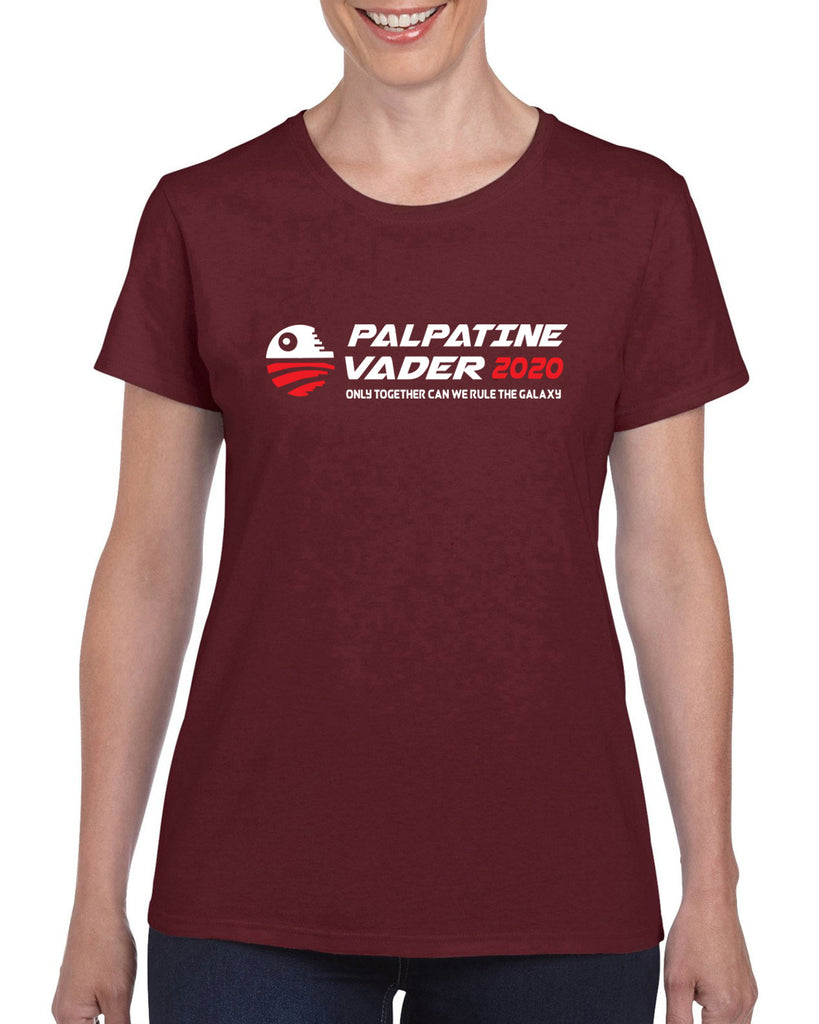 Palpatine Vader 2020 Womens T-shirt star wars empire dark side campaign election president darth vader