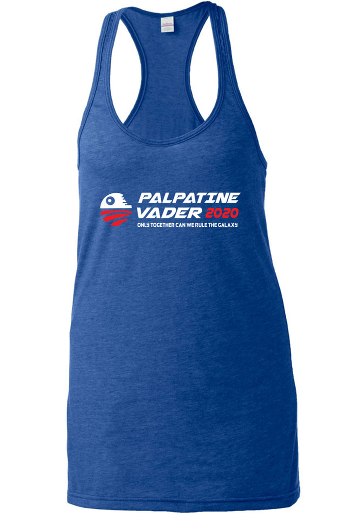 Palpatine Vader 2020 Racer Back racerback Tank Top star wars empire dark side campaign election president darth vader