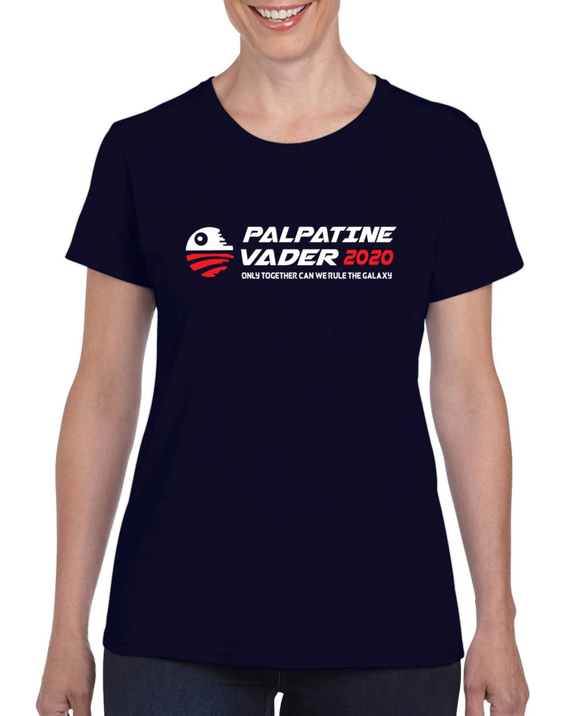 Palpatine Vader 2020 Womens T-shirt star wars empire dark side campaign election president darth vader