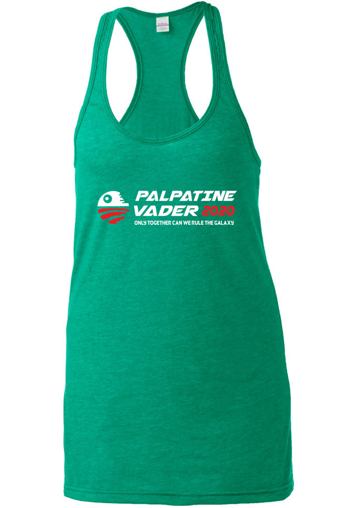 Palpatine Vader 2020 Racer Back racerback Tank Top star wars empire dark side campaign election president darth vader