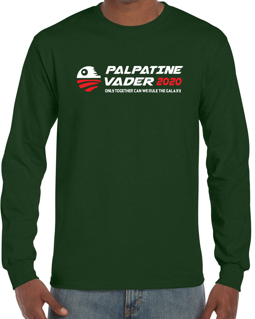 Palpatine Vader 2020 Mens Long Sleeve Shirt star wars empire dark side campaign election president darth vader