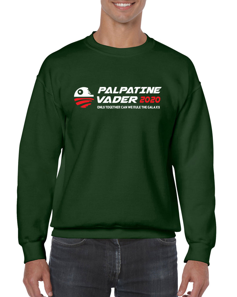 Palpatine Vader 2020 Crew Sweatshirt star wars empire dark side campaign election president darth vader