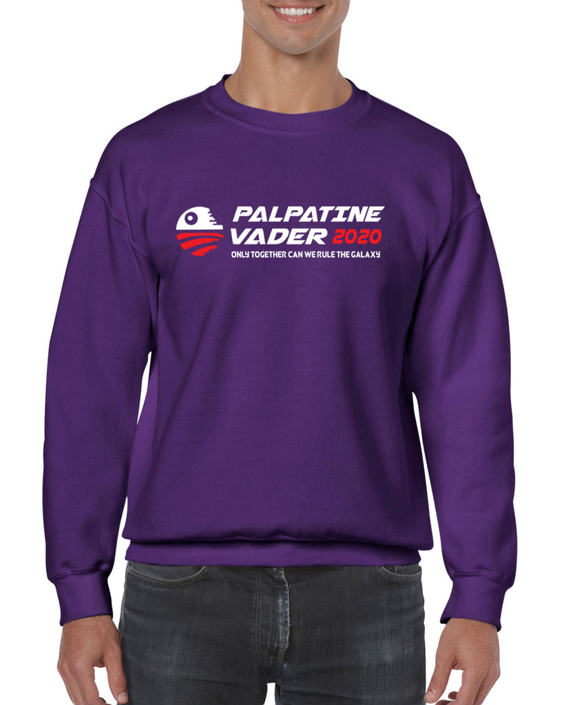 Palpatine Vader 2020 Crew Sweatshirt star wars empire dark side campaign election president darth vader