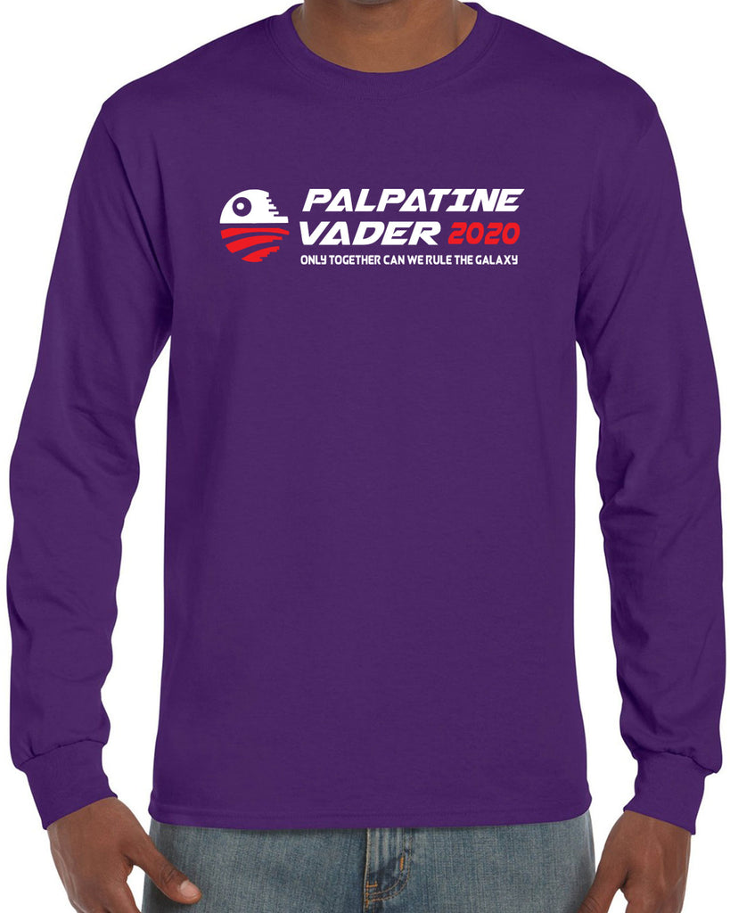 Palpatine Vader 2020 Mens Long Sleeve Shirt star wars empire dark side campaign election president darth vader