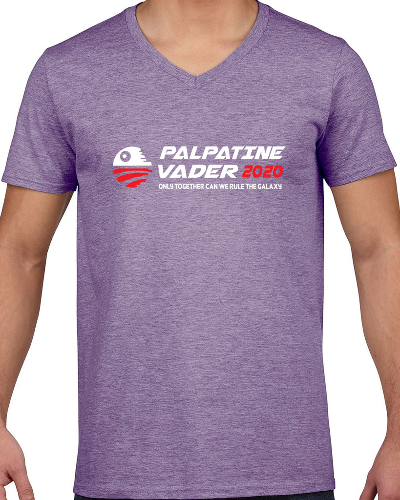 Palpatine Vader 2020 Mens V-neck Shirt star wars empire dark side campaign election president darth vader