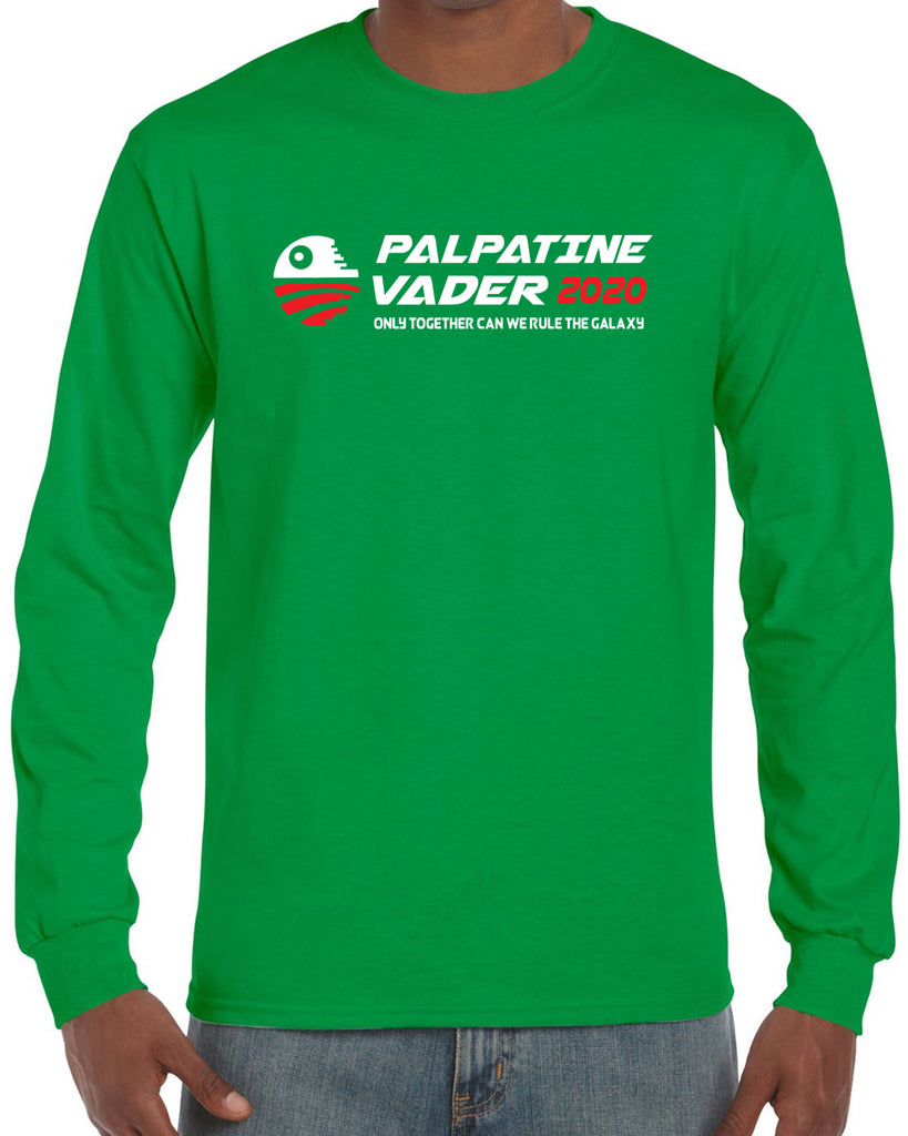 Palpatine Vader 2020 Mens Long Sleeve Shirt star wars empire dark side campaign election president darth vader