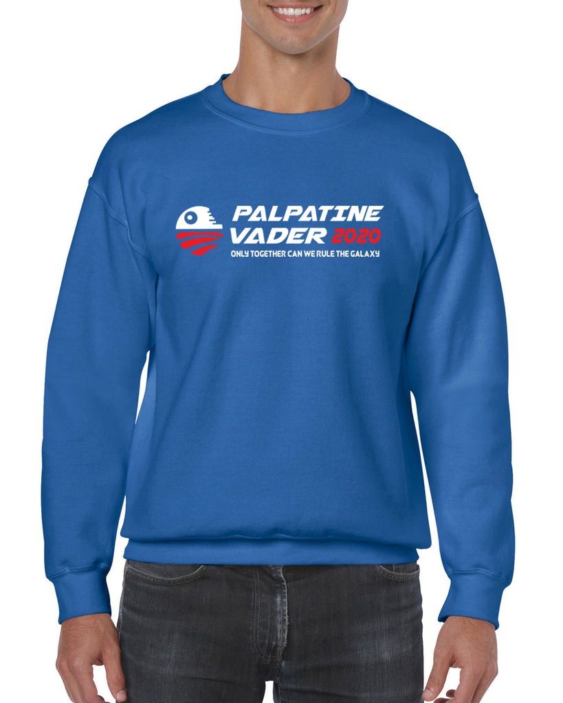 Palpatine Vader 2020 Crew Sweatshirt star wars empire dark side campaign election president darth vader