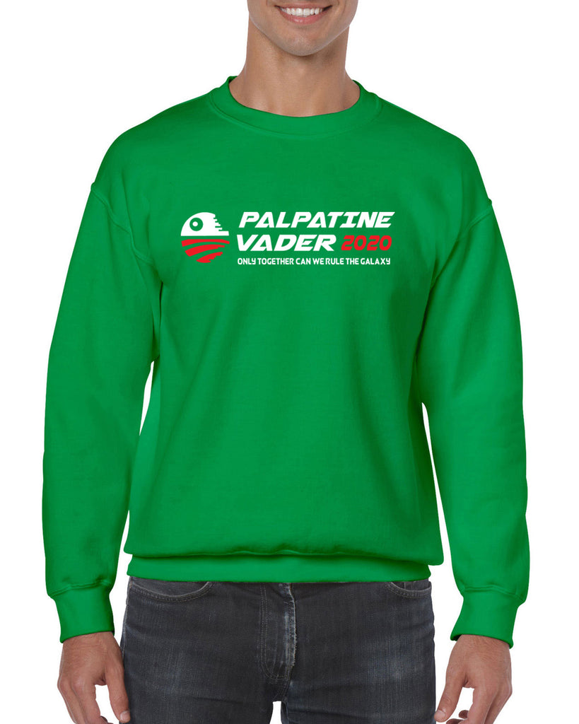 Palpatine Vader 2020 Crew Sweatshirt star wars empire dark side campaign election president darth vader